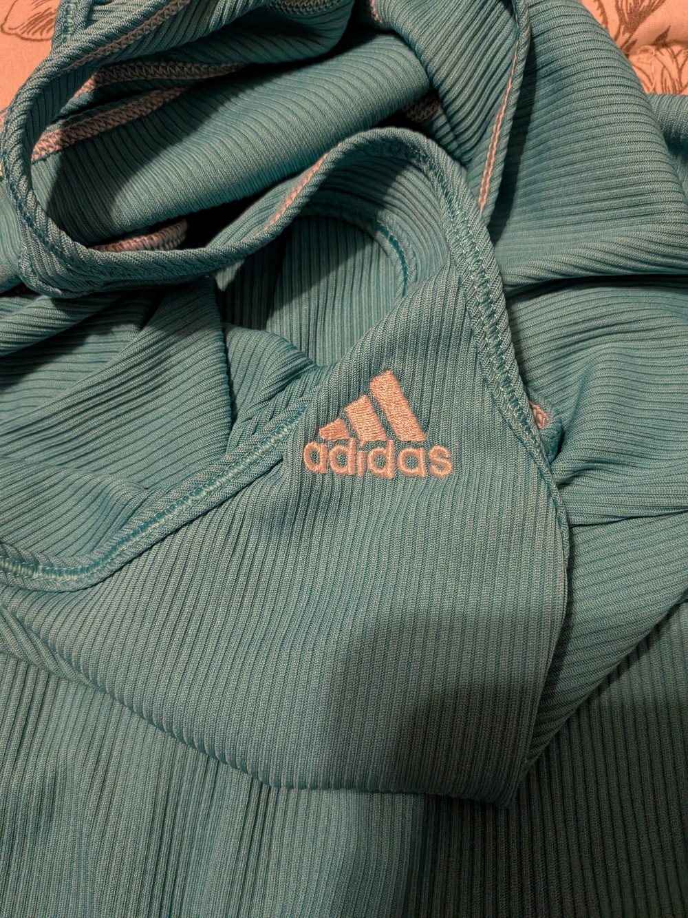 Blue Adidas Racer-back Tank - Picture 4 of 4
